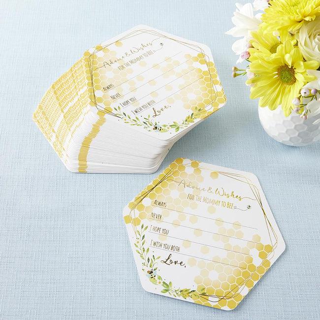 Kate Aspen Sweet As Can Bee Advice Card & Baby Shower Game (Set Of 50)
