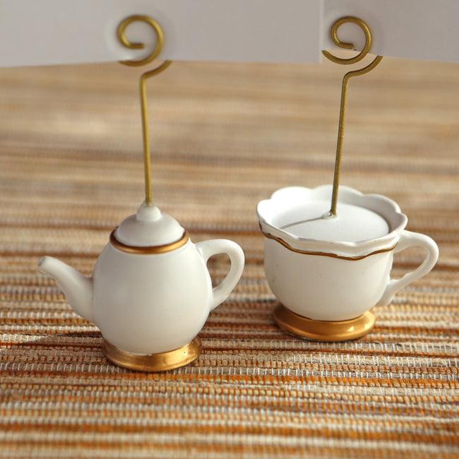 Kate Aspen Tea Time Whimsy Place Card Holder (Set Of 6)