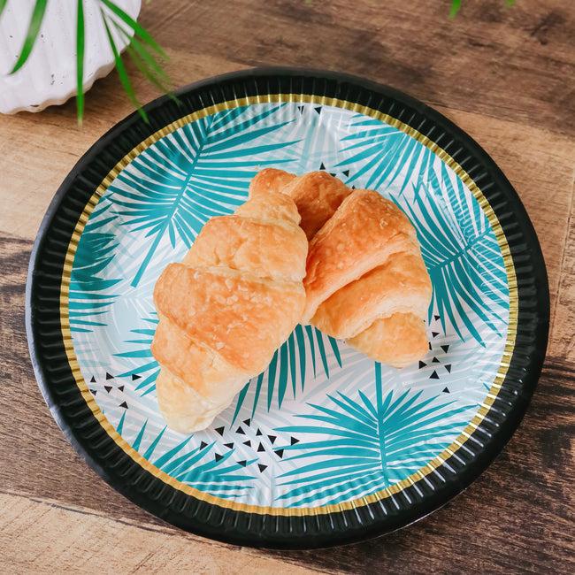 Kate Aspen Tropical Chic 9 In. Premium Paper Plates (Set Of 8)