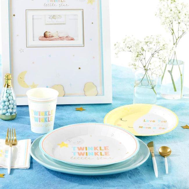 Kate Aspen Twinkle Twinkle 7 In. Premium Paper Plates (Set Of 16)