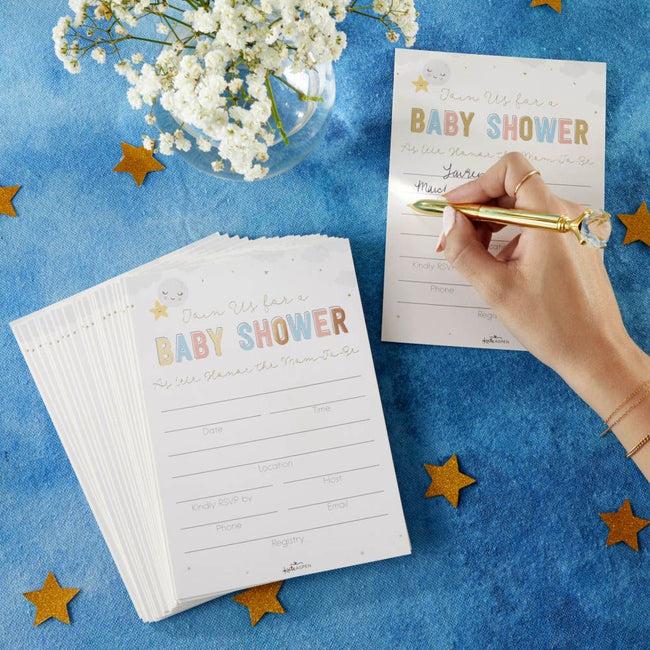 Kate Aspen Twinkle Twinkle Invitation & Thank You Card Bundle (Set Of 25)