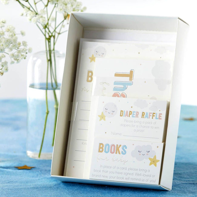 kate aspen Twinkle Twinkle Invitation & Thank You Card Bundle (Set of 25)