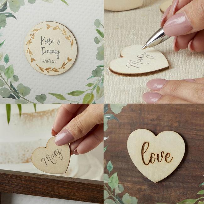 Kate Aspen Wedding Guest Book Alternative - Rustic Garden