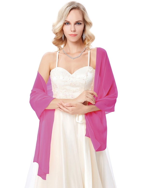 Kate Aspen Chiffon Bridal Shawl Scarf Wrap Neckerchief