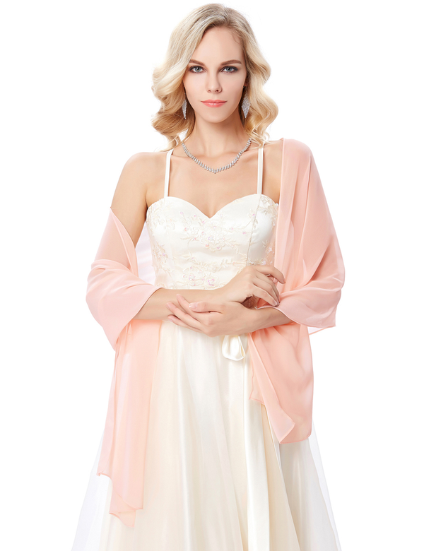 kate aspen Chiffon Bridal Shawl Scarf Wrap Neckerchief