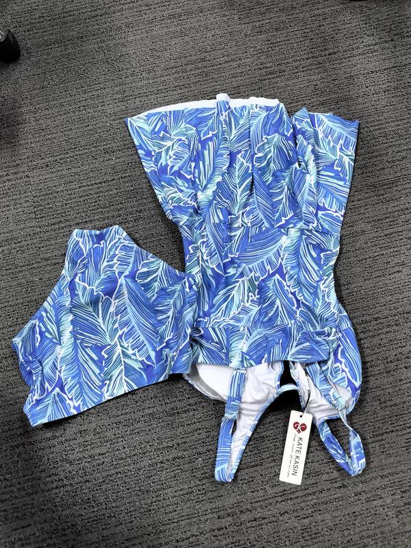 kate aspen Kate Kasin 2 Piece Tankini Swimsuits for Women Tummy Control Swimdress Skirt Bathing Suit with Briefs