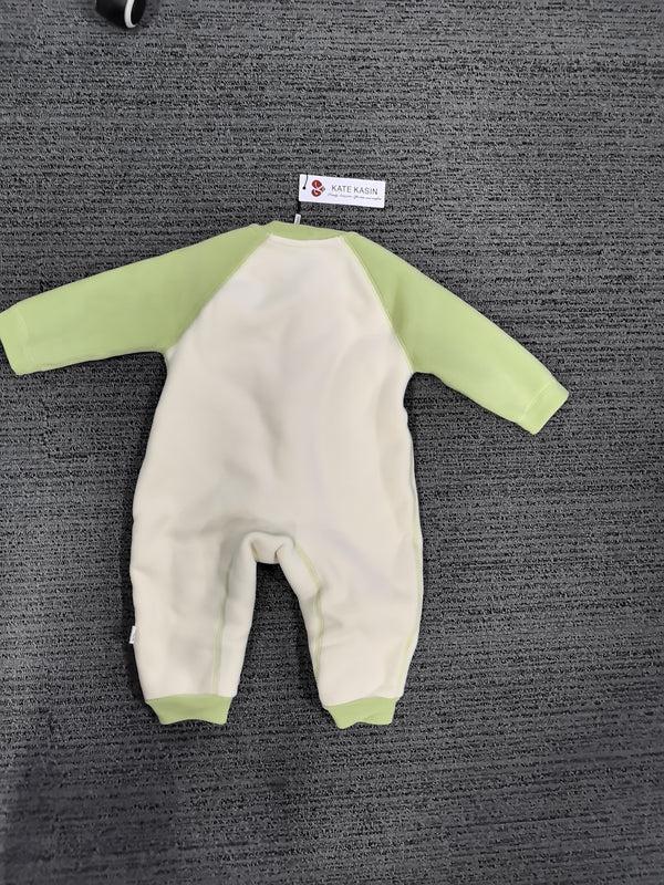 Kate Aspen Kate Kasin Baby Girls' And Toddler Long Sleeve Boutton Front One Piece Footed Pajama