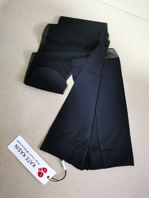 Kate Aspen Kate Kasin Control Top Sheer Toe Silky Sheer Pantyhose With Wicking Cool Comfort