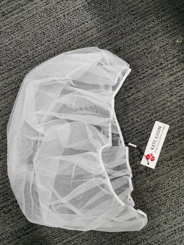 kate aspen Kate Kasin Cover for Small Animal Bird Cage Seed Catcher Large Stretchy Form Fitting Mesh Skirt Cover for Parrot Enclosures Light and Breathable Fabric