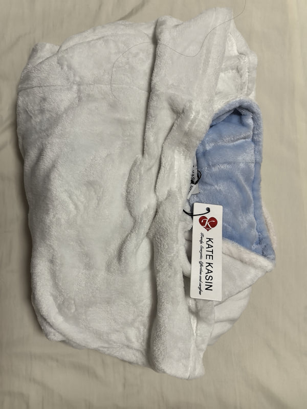 Kate Aspen Kate Kasin Premium Womens Plush Soft Robe Fluffy Warm Fleece Sherpa Shaggy