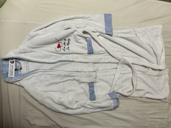 Kate Aspen Kate Kasin Premium Womens Plush Soft Robe Fluffy Warm Fleece Sherpa Shaggy