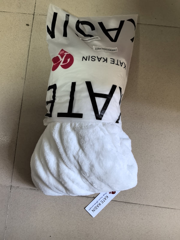 Kate Aspen Kate Kasin Premium Womens Plush Soft Robe Fluffy Warm Fleece Sherpa Shaggy