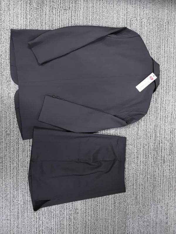 kate aspen Kate Kasin Skirt Suit Sets for Women's 2 Piece Formal Office Notched Lapel Jacket Blazer Pencil Skirts Set