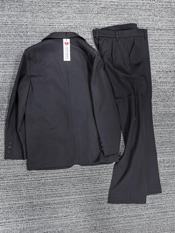 Kate Aspen Kate Kasin Women's 2-Piece Suits Slim Fit 1 Button Dress Suit Jacket Blazer & Pants Set