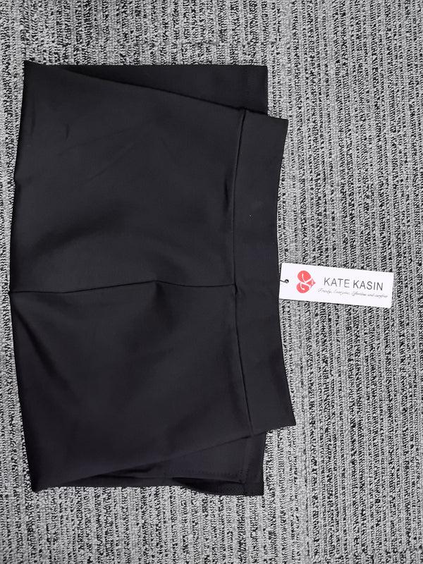 Kate Aspen Kate Kasin Women's Bodycon Mini Club Skirts Basic Elastic High Waisted Stretch Pencil Short Skirts With Slit