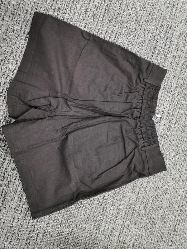 kate aspen Kate Kasin Women's Casual Shorts Elastic High Waisted Pocket Front Wide Leg Vintage Cargo Shorts with Belt for Streetwear