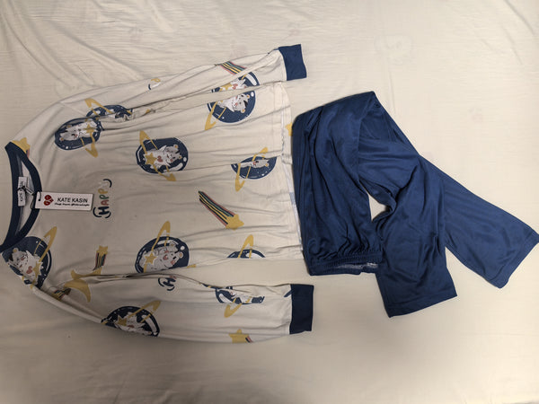 kate aspen Kate Kasin Women's Pajama Sets Long Sleeve Sleepwear and Jogger 2 Piece Set