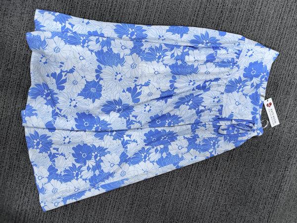 Kate Aspen Kate Kasin Women's Pleated Skirt Chiffon Elastic Waist A-Line Midi Length Skirt