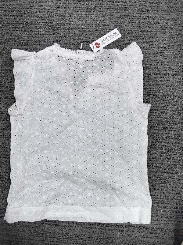 Kate Aspen Kate Kasin Womens Dressy Casual Shirts Short Sleeve V Neck Work Blouse Business Casual Tops