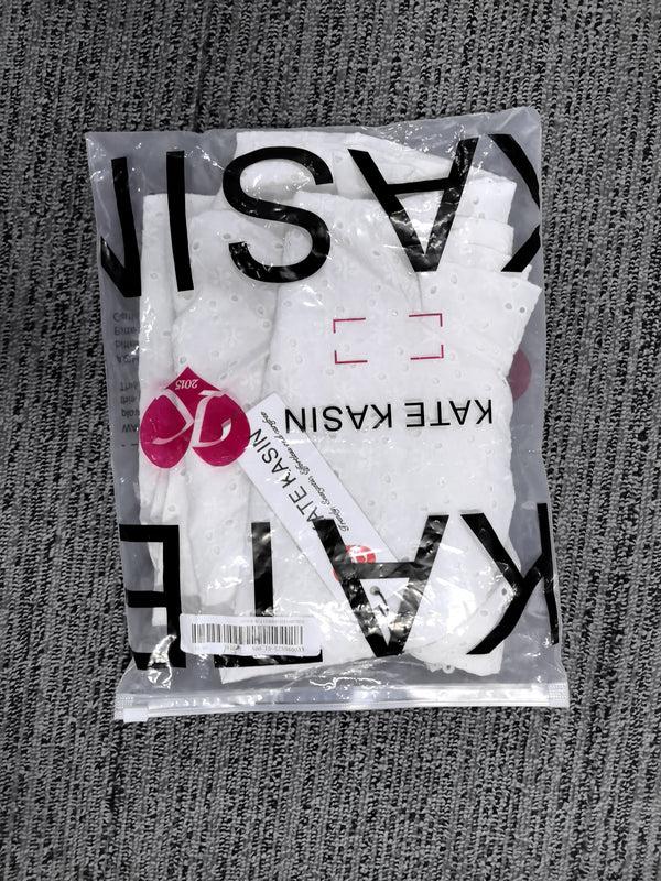 Kate Aspen Kate Kasin Womens Dressy Casual Shirts Short Sleeve V Neck Work Blouse Business Casual Tops