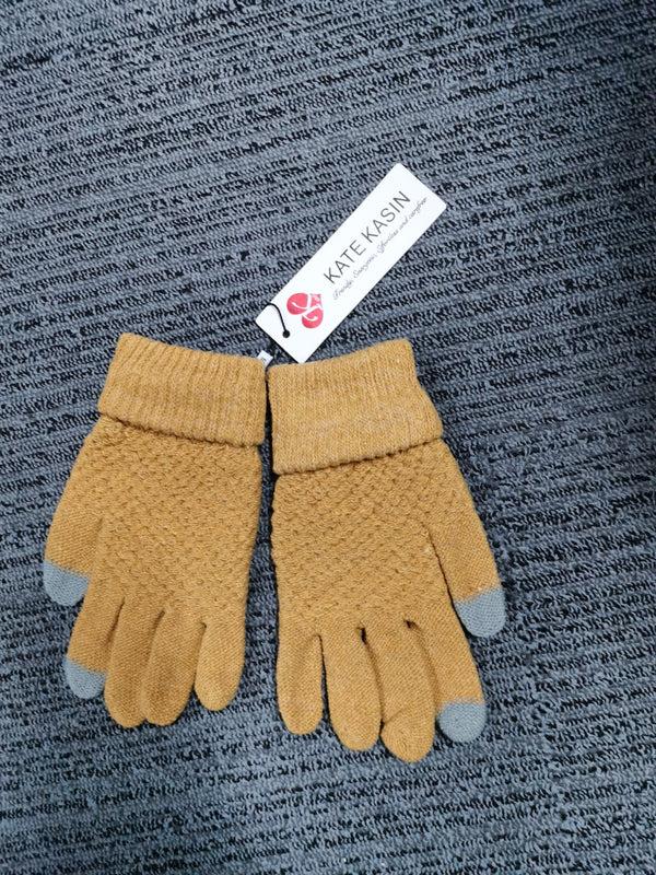 kate aspen Kate Kasin Womens Winter Gloves - Warm Soft Touchscreen Winter Gloves for Women Elastic Cuff Knit Gloves for cold weather