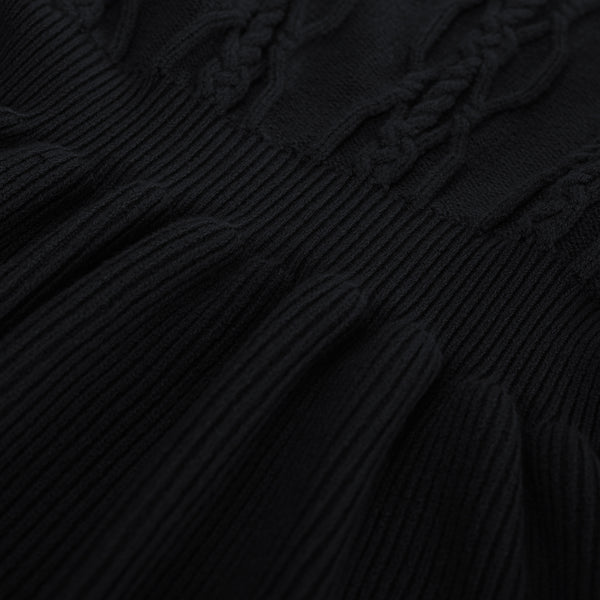 Kate Aspen KK Women Peplum Hem Sweater Dropped Shoulder Crew Neck Defined Waist Pullover