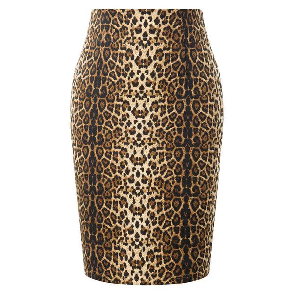 Kate Aspen Women’s Fashion Snake Skin Pattern Hips-wrapped Bodycon Pencil Floral Skirt