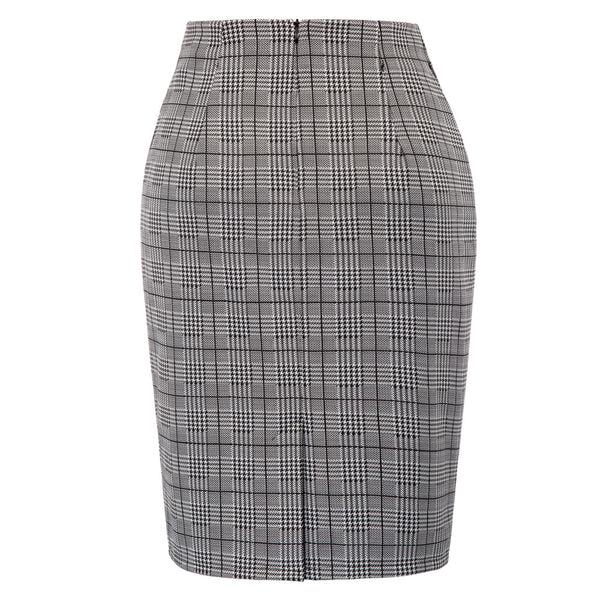 Kate Aspen Womens Knee Length Elastic Waist Stretchy Bodycon Business Pencil Skirt
