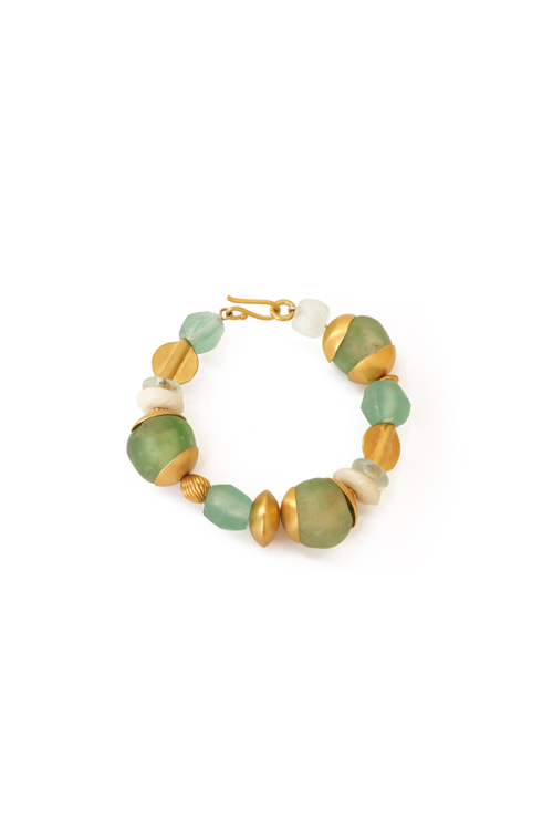 katerina makriyianni Aurora Green Aqua Bracelet