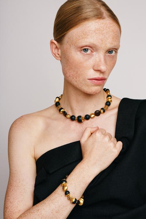 Katerina Makriyianni Black Onyx Necklace