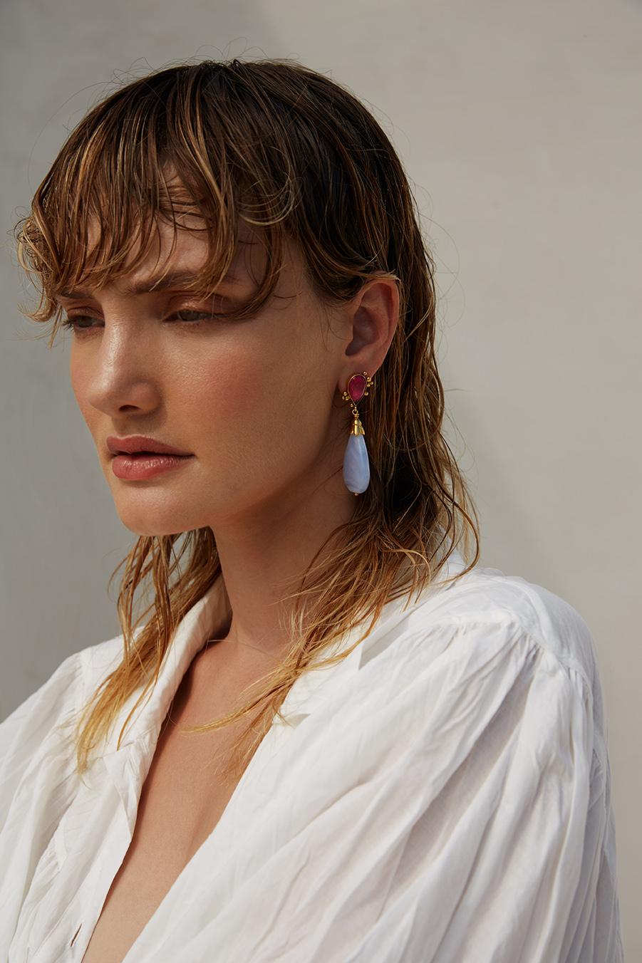 Katerina Makriyianni Chalcedony Drops