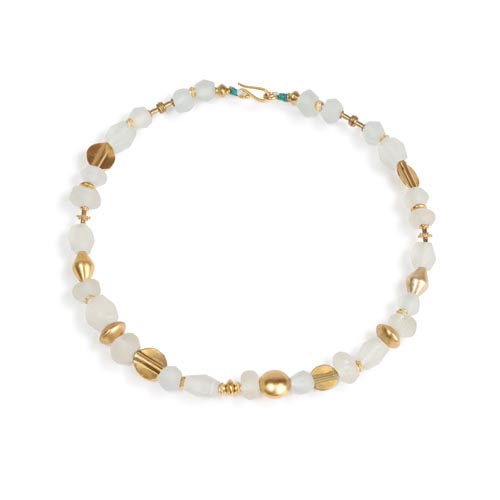 katerina makriyianni Clear White Necklace