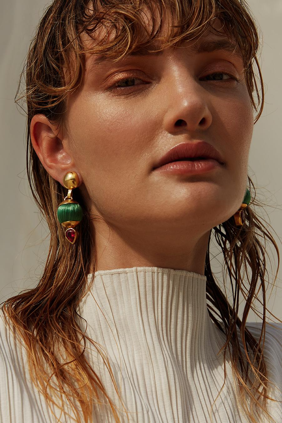 Katerina Makriyianni Disco Earrings
