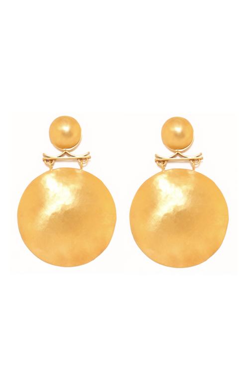 katerina makriyianni Double Face Hoops