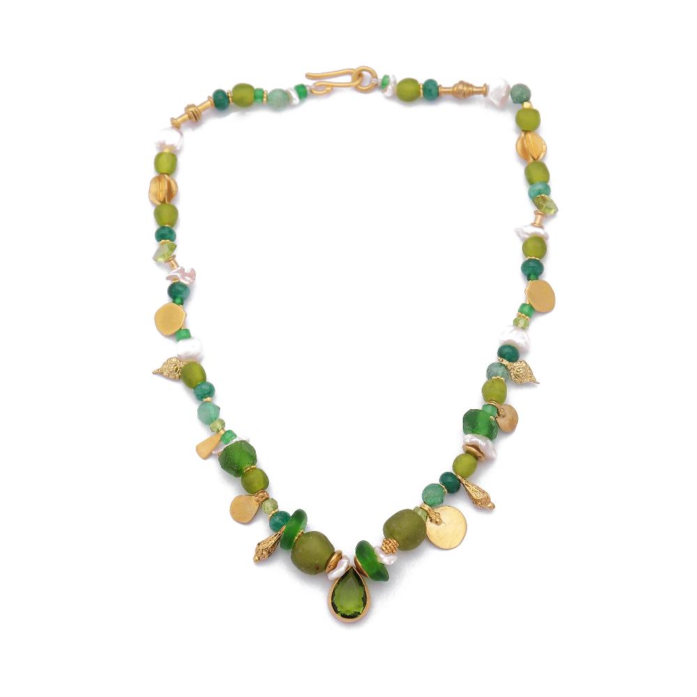 katerina makriyianni Green Harmony Necklace