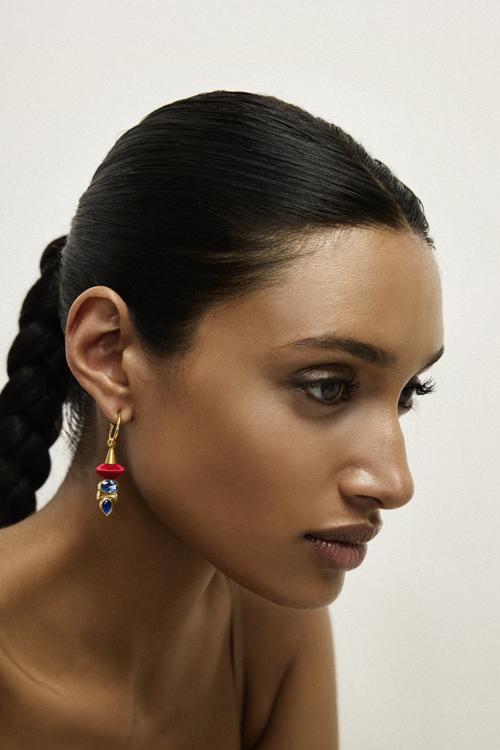 Katerina Makriyianni Happy Trinity Hoops / Red