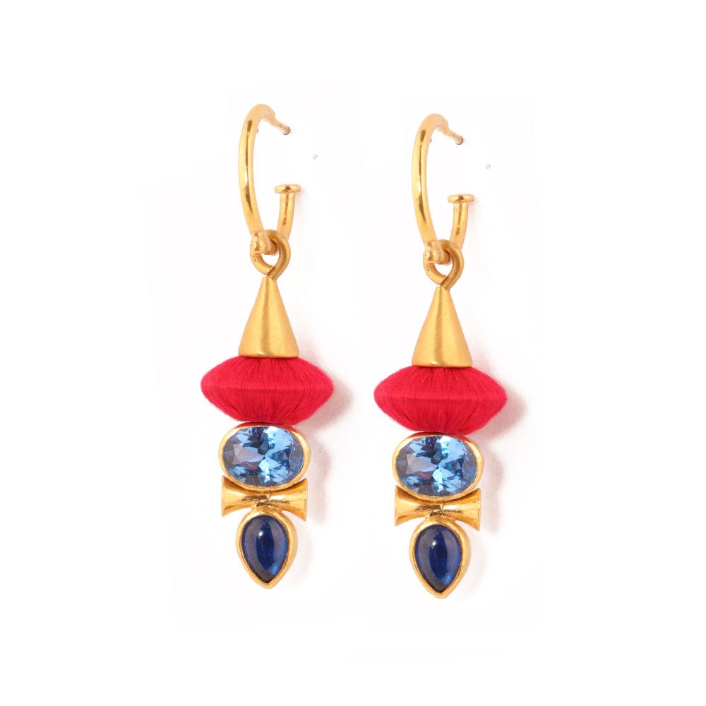 katerina makriyianni Happy Trinity Hoops / Red