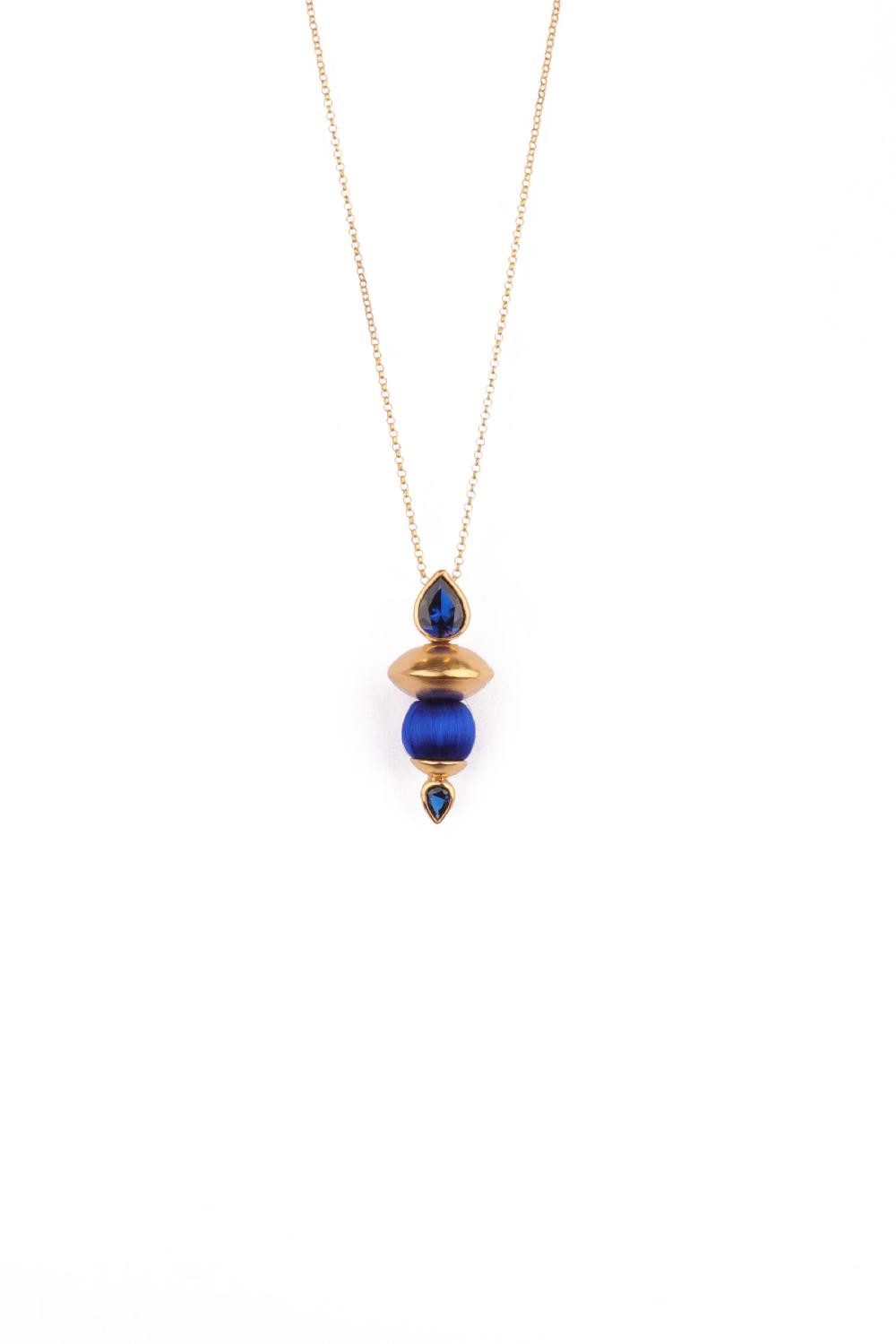 katerina makriyianni Harmonia Necklace / Blue