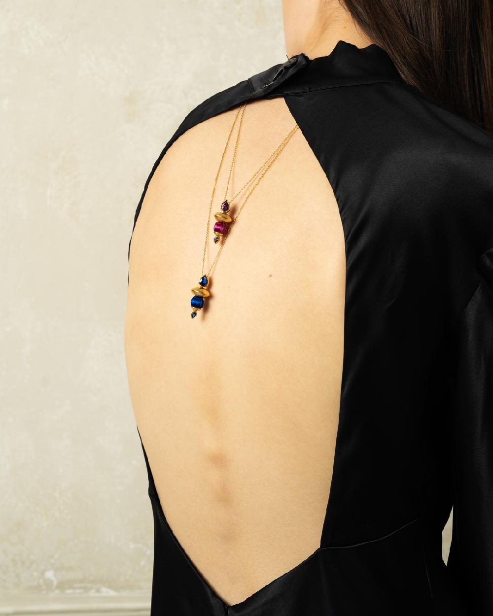 Katerina Makriyianni Harmonia Necklace / Purple