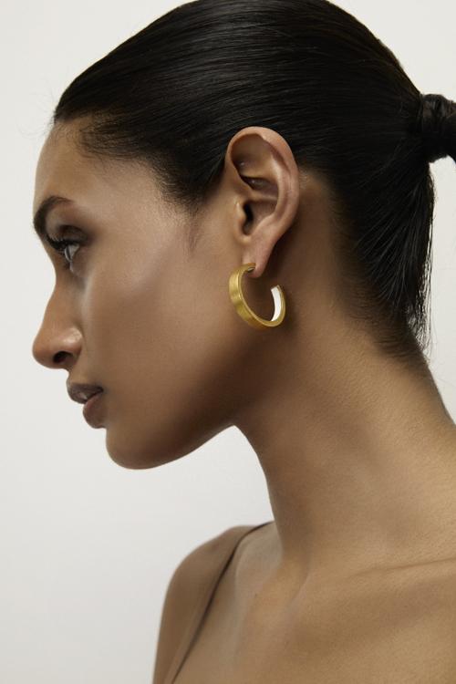 Katerina Makriyianni Inner Hoops Big/ White