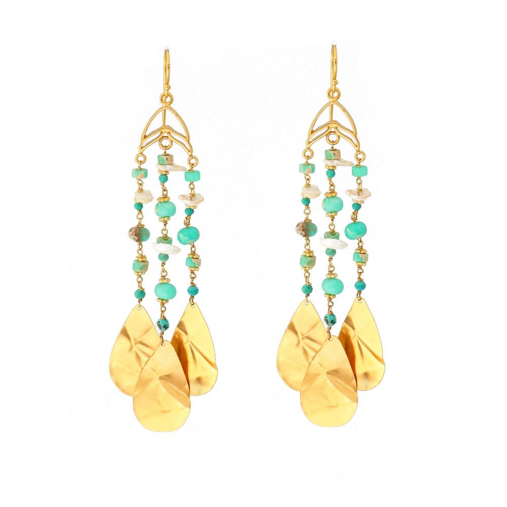 katerina makriyianni Mermaid Tail Earrings