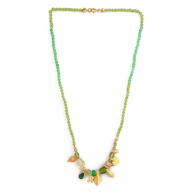 Katerina Makriyianni Neck Mess/ Green