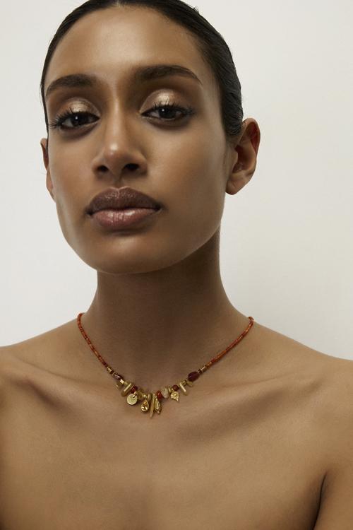 Katerina Makriyianni Neck Mess / Orange