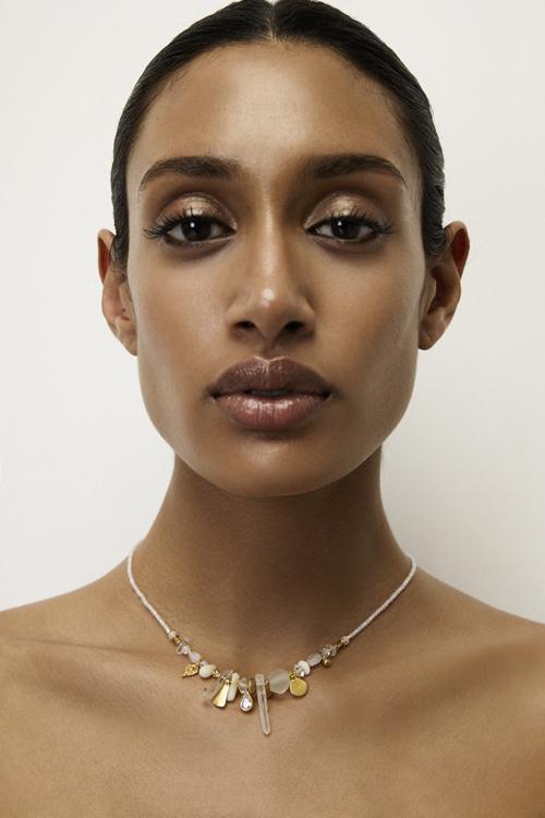 Katerina Makriyianni Neck Mess / White