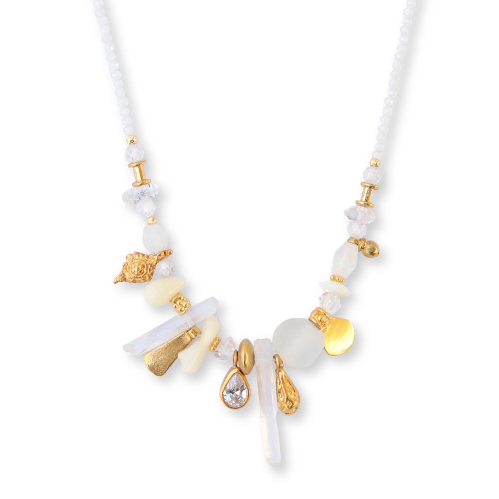 katerina makriyianni Neck Mess / White