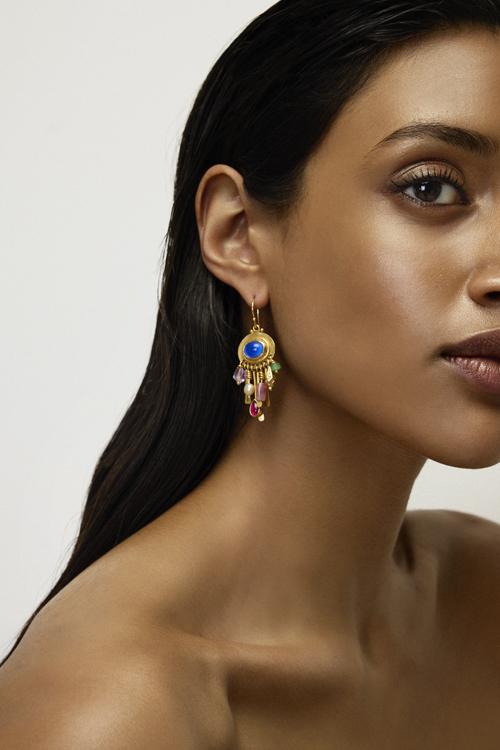 Katerina Makriyianni Nomad Spirit Earrings/ Blue