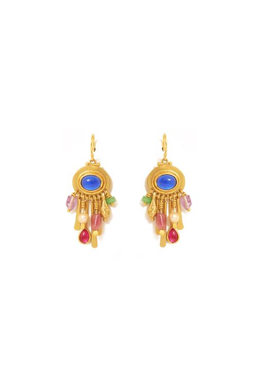 katerina makriyianni Nomad Spirit Earrings/ Blue