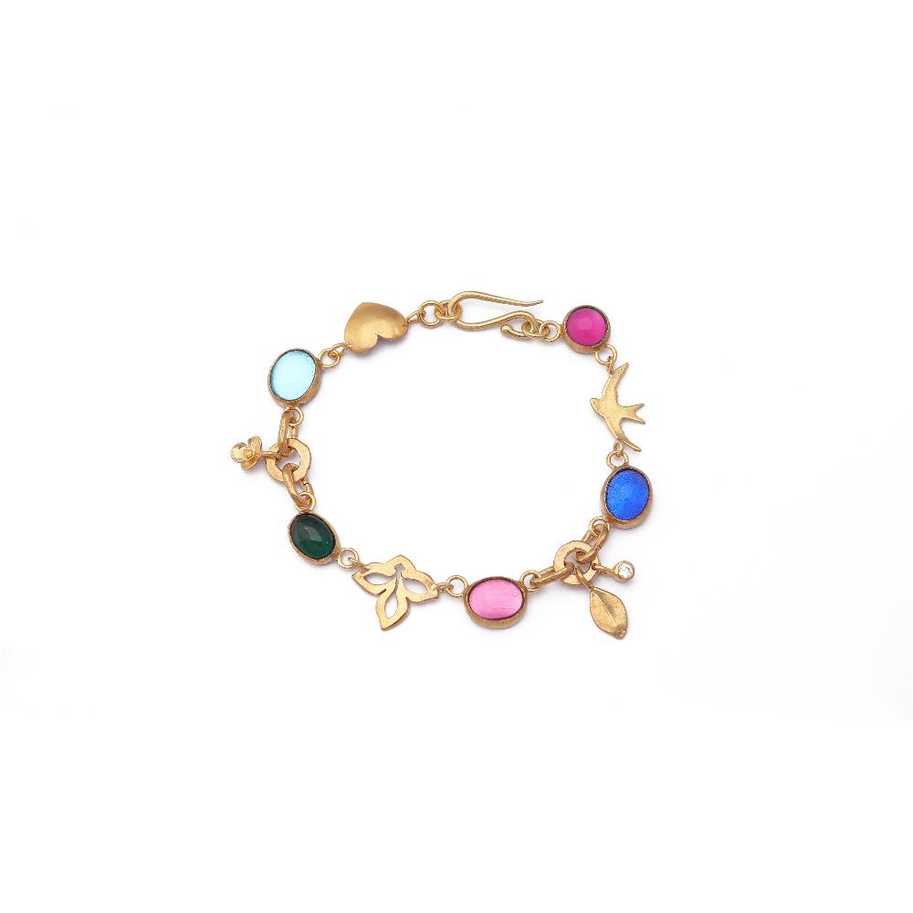 katerina makriyianni Petite Charm Bracelet