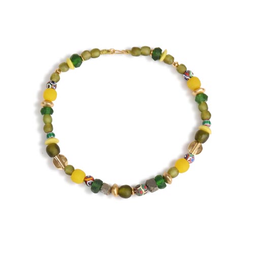 katerina makriyianni Shades of Green Necklace