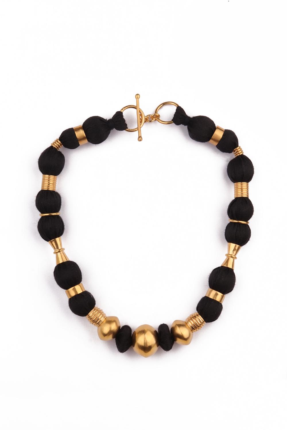 katerina makriyianni Silda Necklace/ Black